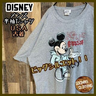ディズニー(Disney)のウォルト・ディズニー ミッキー キャラクター Tシャツ USA古着 90s XL(Tシャツ/カットソー(半袖/袖なし))