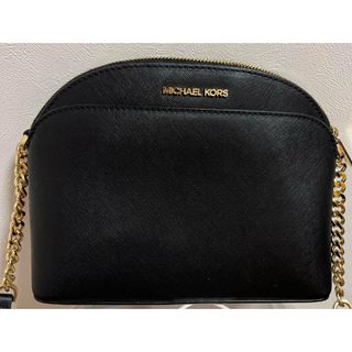 マイケルコース(Michael Kors)の極美品　Michael Kors マイケルコース　ショルダーバッグ　黒　肩掛け(ショルダーバッグ)