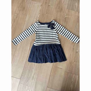 プチバトー(PETIT BATEAU)のプチバトー　ドッキング　ワンピース　　ボーダー(ワンピース)