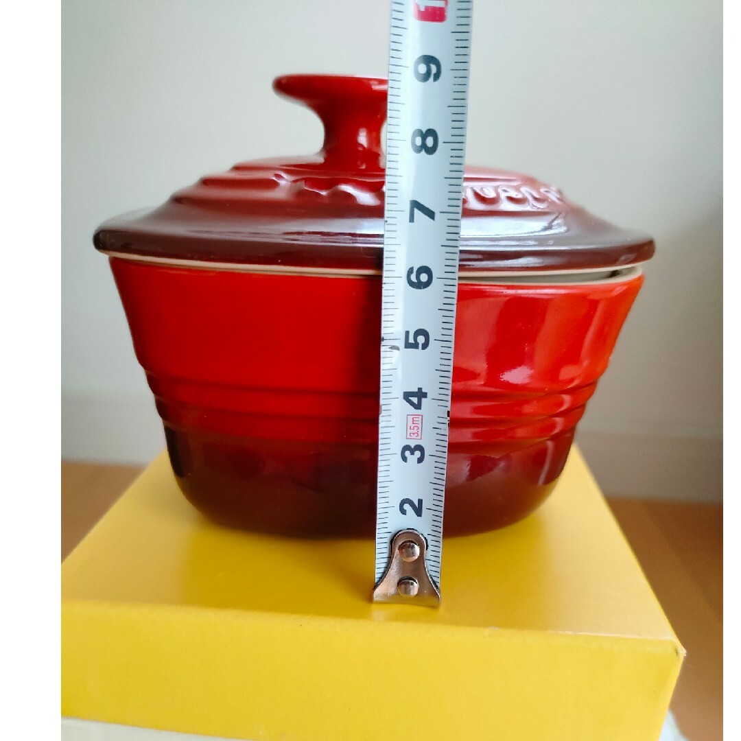 LE CREUSET(ルクルーゼ)のル・クルーゼ Le Creuset ミニココットラムカンS 蓋付き2個セット インテリア/住まい/日用品のキッチン/食器(食器)の商品写真