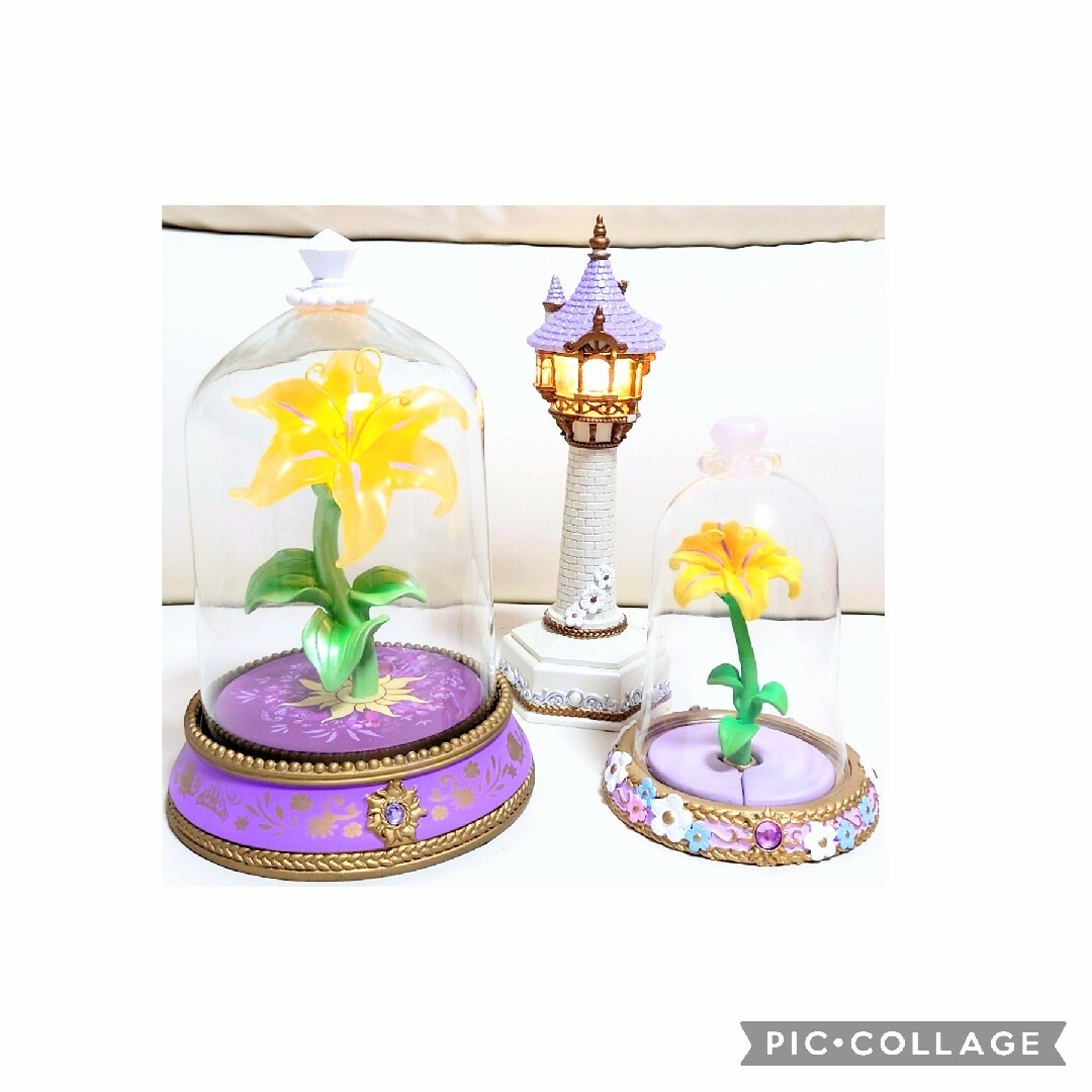 ラプンツェル 魔法の花 10周年 ディズニーストア LEDライト 新品