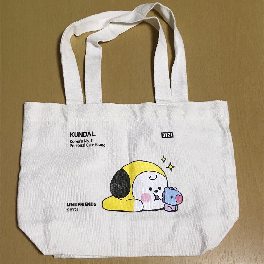 BT21(ビーティーイシビル)のCHIMMY　トート　KUNDAL　クンダル　BT21　エコバッグ　トートバッグ レディースのバッグ(トートバッグ)の商品写真