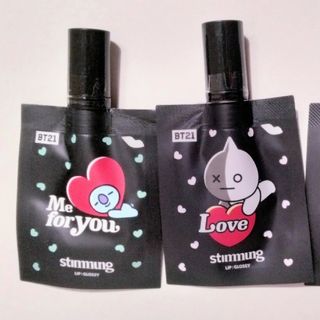 ビーティーイシビル(BT21)の３種　リップグロッシー　トップコート　スティモン　stimmung　BT21(その他)