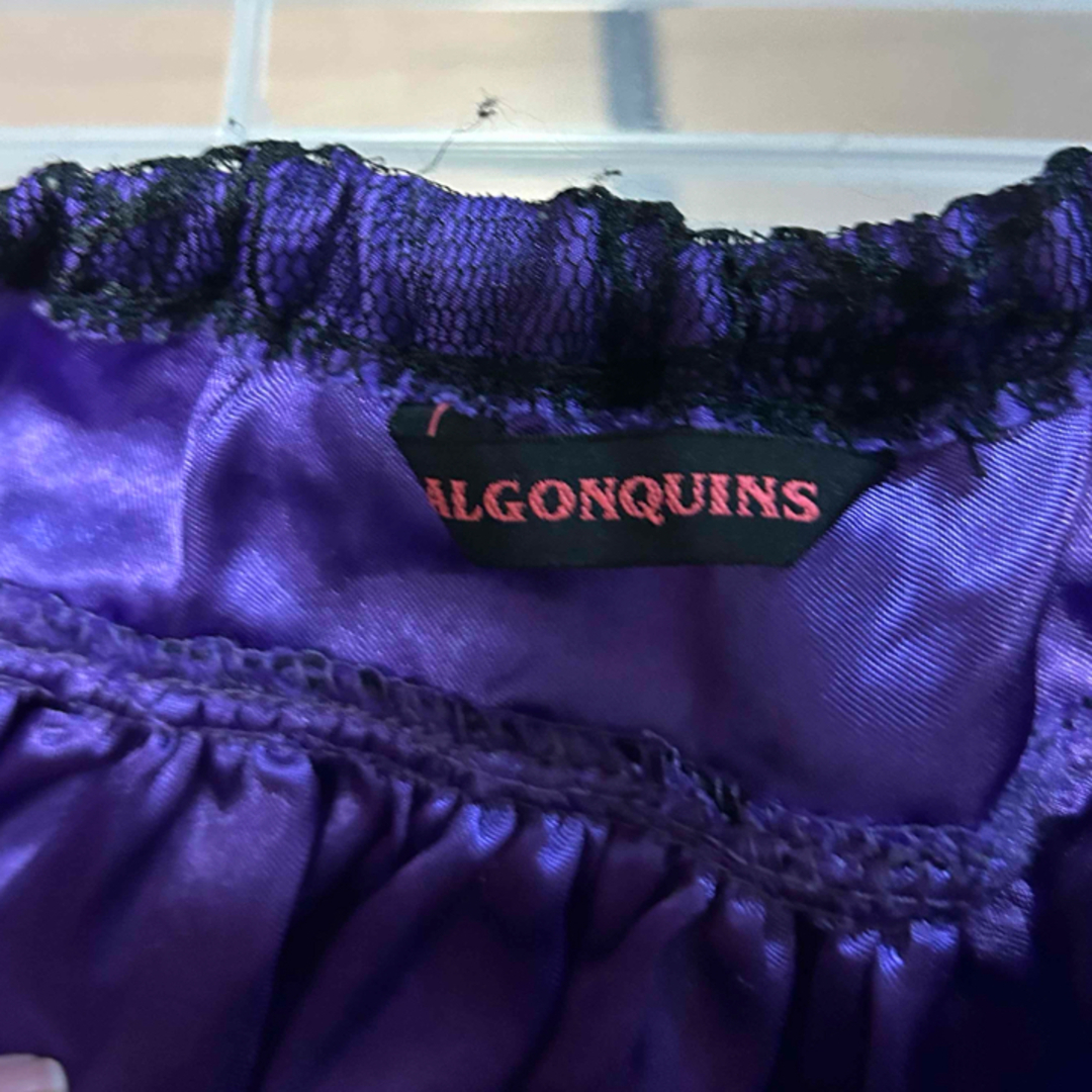 ALGONQUINS(アルゴンキン)のALGONQUINS 蜘蛛の巣スカート 希少品 レディースのスカート(ミニスカート)の商品写真