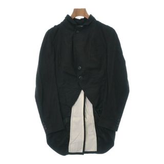 ブラックコムデギャルソン(BLACK COMME des GARCONS)のBLACK COMME des GARCONS カジュアルジャケット S 黒 【古着】【中古】(テーラードジャケット)