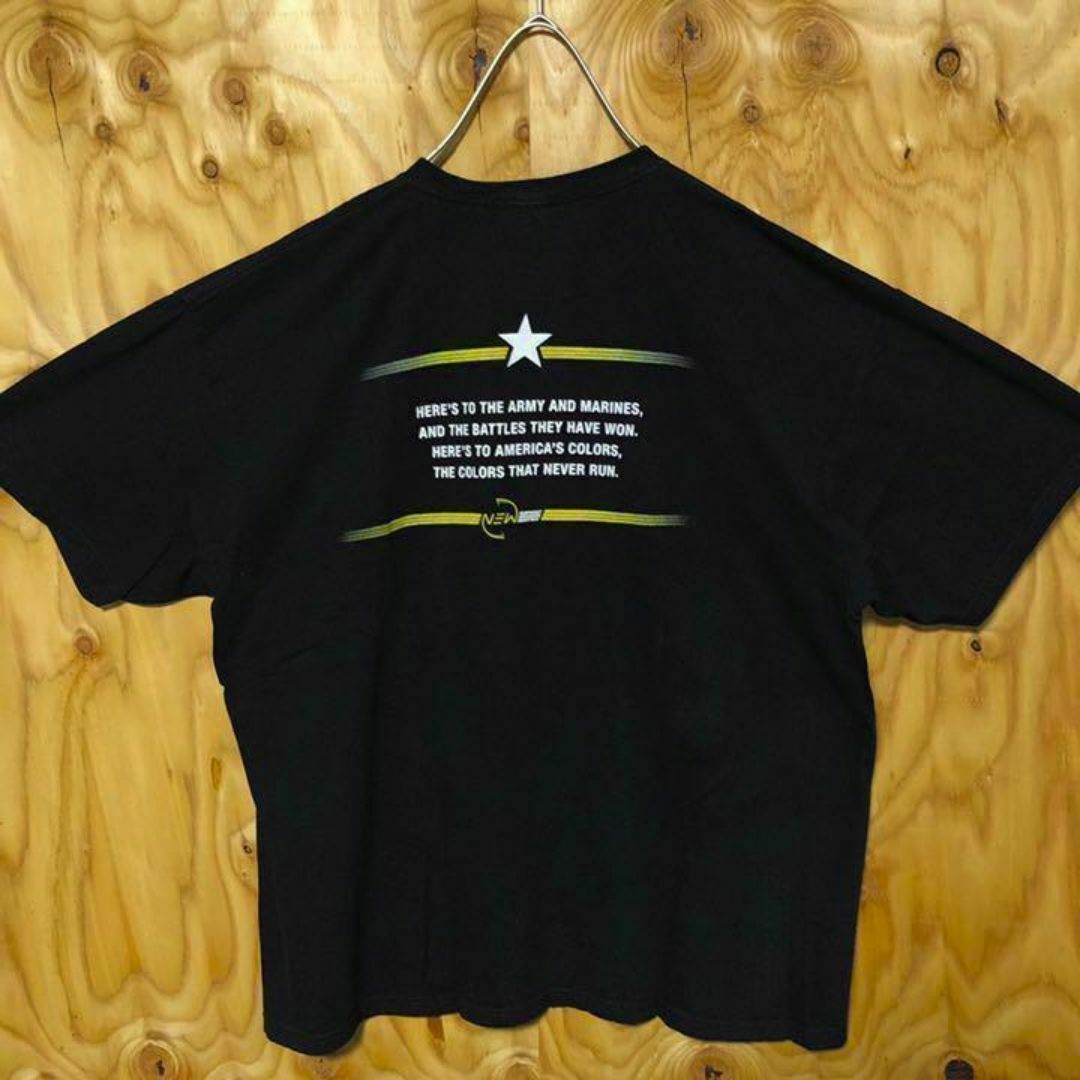 ブラック 車 アメリカン USA古着 90s 半袖 Tシャツ バックプリント メンズのトップス(Tシャツ/カットソー(半袖/袖なし))の商品写真