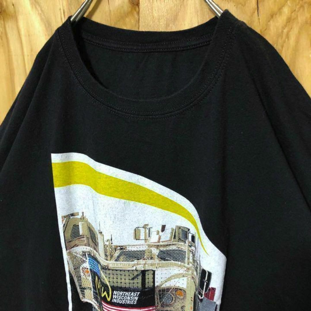ブラック 車 アメリカン USA古着 90s 半袖 Tシャツ バックプリント メンズのトップス(Tシャツ/カットソー(半袖/袖なし))の商品写真