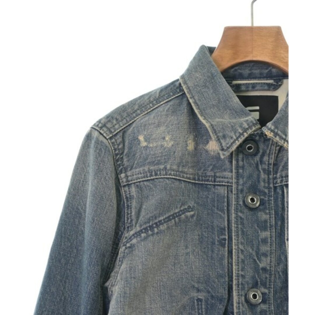 G-STAR RAW(ジースター)のG-STAR RAW ジースターロー デニムジャケット XS 青(デニム) 【古着】【中古】 メンズのジャケット/アウター(Gジャン/デニムジャケット)の商品写真