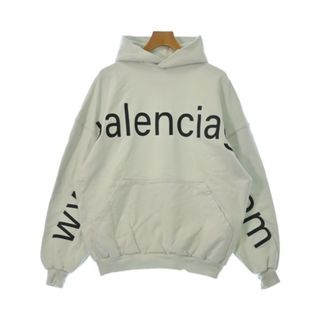 バレンシアガ(Balenciaga)のBALENCIAGA バレンシアガ パーカー L オフホワイト 【古着】【中古】(パーカー)