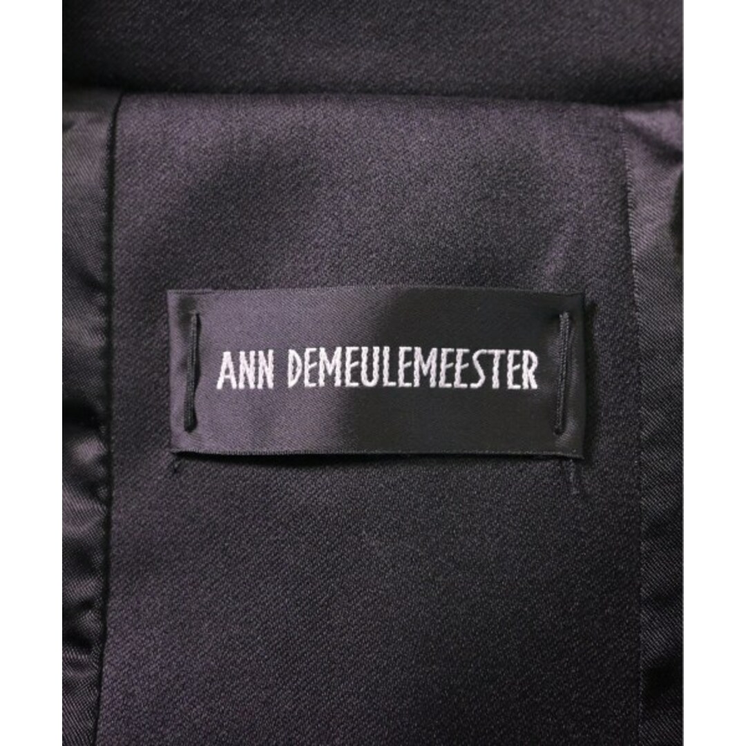 Ann Demeulemeester(アンドゥムルメステール)のANN DEMEULEMEESTER カジュアルジャケット 48(L位) 黒 【古着】【中古】 メンズのジャケット/アウター(テーラードジャケット)の商品写真