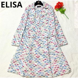 【極美品】ELISA Harrods ツイード ブレード セットアップ