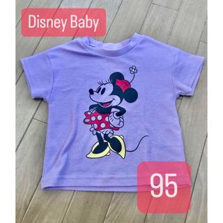 ディズニー(Disney)のDisney Baby ミニーちゃん　95 パープル　トップス　半袖　Tシャツ　(Tシャツ/カットソー)