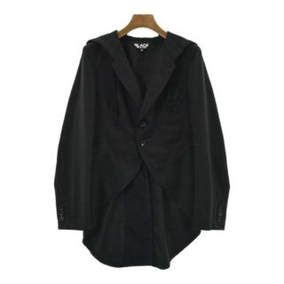 ブラックコムデギャルソン(BLACK COMME des GARCONS)のBLACK COMME des GARCONS カジュアルジャケット XS 黒 【古着】【中古】(テーラードジャケット)