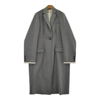 マルニ(Marni)のMARNI マルニ チェスターコート 40(M位) グレー 【古着】【中古】(チェスターコート)