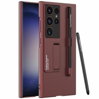 【色:レッド_サイズ:GalaxyS24Ultra】【NINKI】適応Galax(その他)