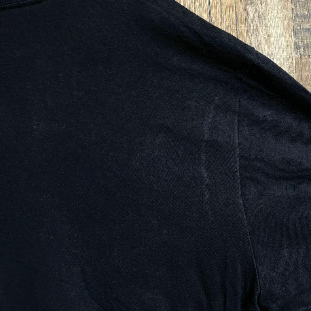 NIKE(ナイキ)のナイキ メンズ 半袖 Tシャツ 黒 フットボール ロゴ T 2XL USA古着 メンズのトップス(Tシャツ/カットソー(半袖/袖なし))の商品写真