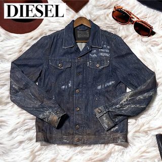 ディーゼル(DIESEL)の美品★ディーゼル デニムジャケット Gジャン ヴィンテージ加工 ダメージ加工 M(Gジャン/デニムジャケット)