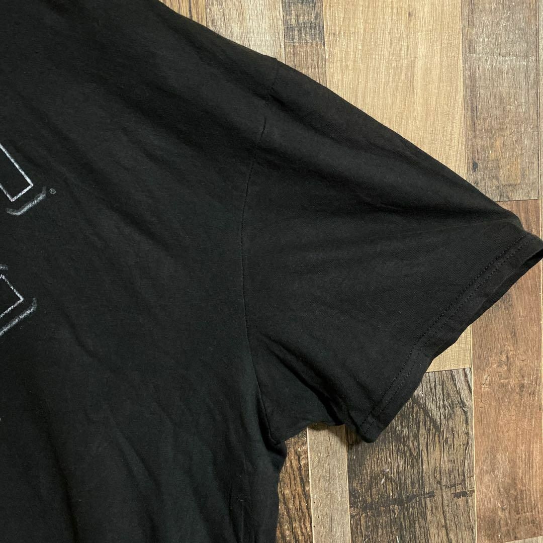 メンズ 半袖Tシャツ 黒T ロック ⚡︎ バンT 2XL USA古着 90s メンズのトップス(Tシャツ/カットソー(半袖/袖なし))の商品写真
