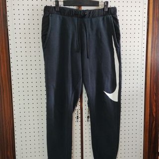 ナイキ(NIKE)のNIKE　ビッグスウッシュ デカロゴ　 スウェットパンツ　古着　レア　M　黒(その他)