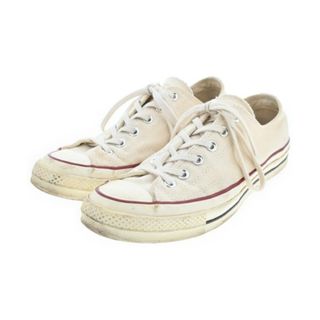 コンバース(CONVERSE)のCONVERSE コンバース スニーカー 26.5cm アイボリー 【古着】【中古】(スニーカー)