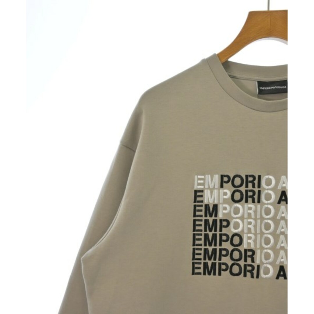 Emporio Armani(エンポリオアルマーニ)のEMPORIO ARMANI エンポリオアルマーニ スウェット L ベージュ 【古着】【中古】 メンズのトップス(スウェット)の商品写真