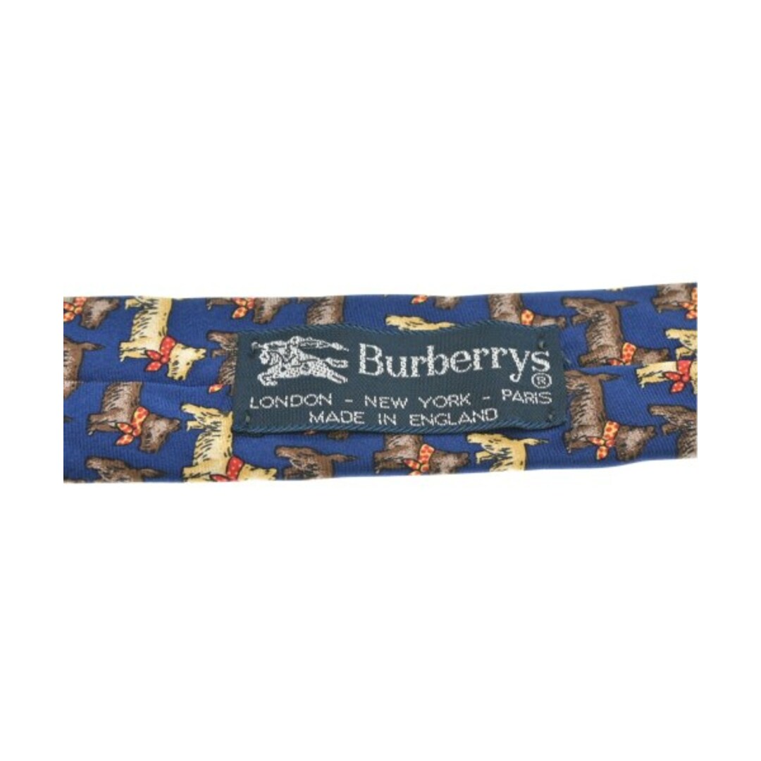 BURBERRY(バーバリー)のBURBERRY バーバリー ネクタイ - 青x茶xベージュ等(総柄) 【古着】【中古】 メンズのファッション小物(ネクタイ)の商品写真