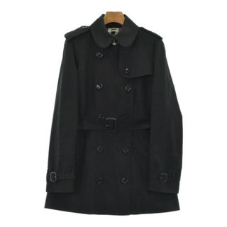 バーバリー(BURBERRY)のBURBERRY バーバリー トレンチコート 34(XS位) 黒 【古着】【中古】(トレンチコート)