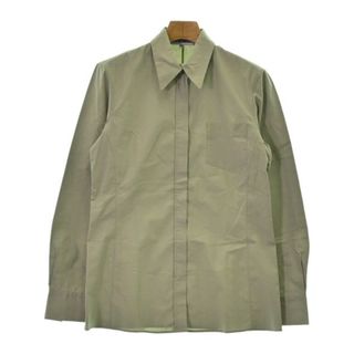 Jil Sander - JIL SANDER ジルサンダー カジュアルシャツ 36(S位) 緑 【古着】【中古】