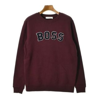 ヒューゴボス(HUGO BOSS)のHUGO BOSS ヒューゴボス スウェット S エンジ 【古着】【中古】(トレーナー/スウェット)