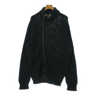 ルイヴィトン(LOUIS VUITTON)のLOUIS VUITTON ルイヴィトン カーディガン M 黒 【古着】【中古】(カーディガン)