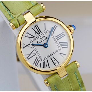 カルティエ(Cartier)の美品 カルティエ マスト ヴァンドーム オパラン ローマン SM Cartier(腕時計)