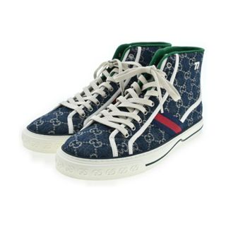 グッチ(Gucci)のGUCCI グッチ スニーカー UK10 1/2(29cm位) 青(デニム) 【古着】【中古】(スニーカー)