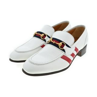 グッチ(Gucci)のGUCCI グッチ シューズ（その他） UK7(25.5cm位) 白x赤x紺 【古着】【中古】(その他)