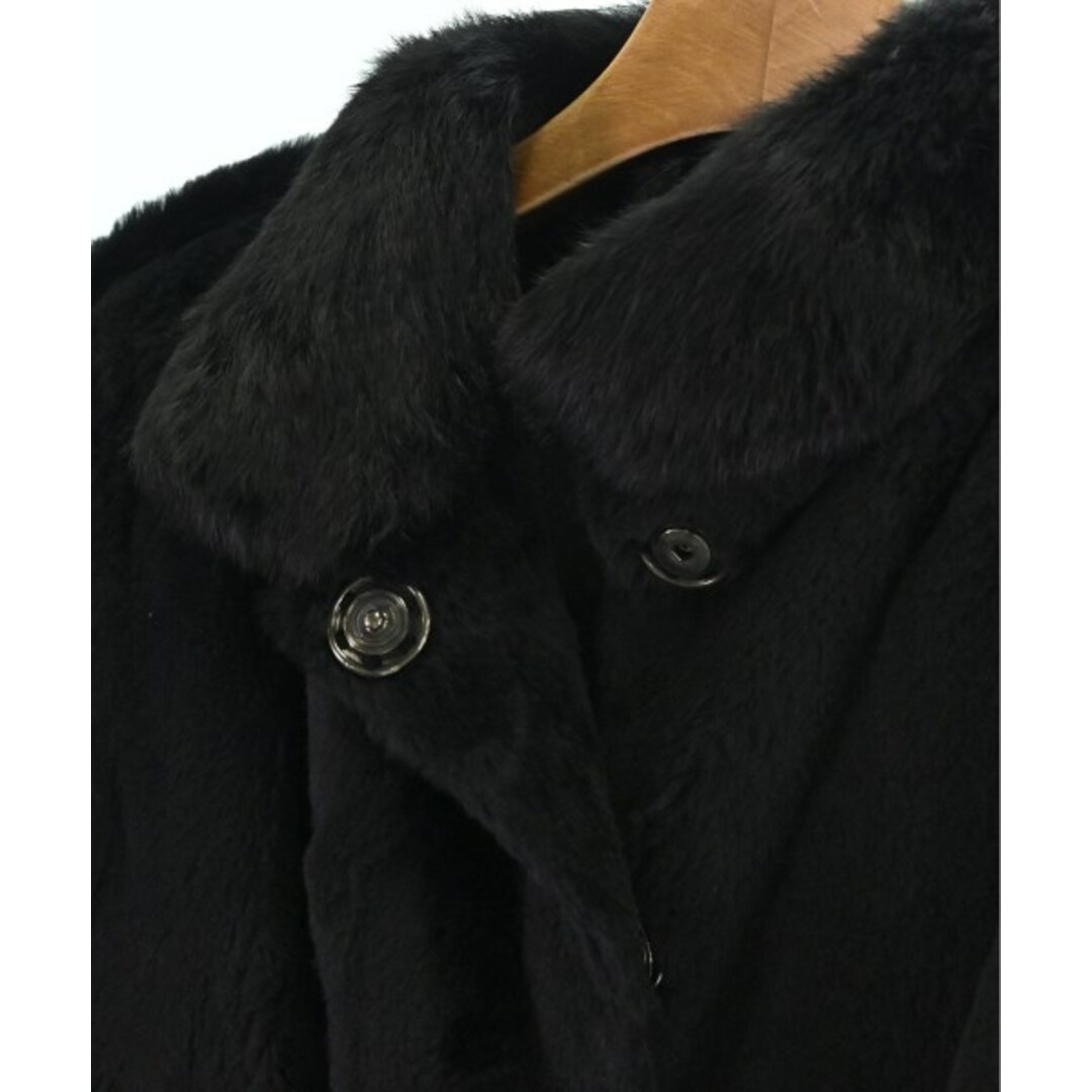Emporio Armani(エンポリオアルマーニ)のEMPORIO ARMANI コート（その他） 46(XL位) 黒 【古着】【中古】 レディースのジャケット/アウター(その他)の商品写真