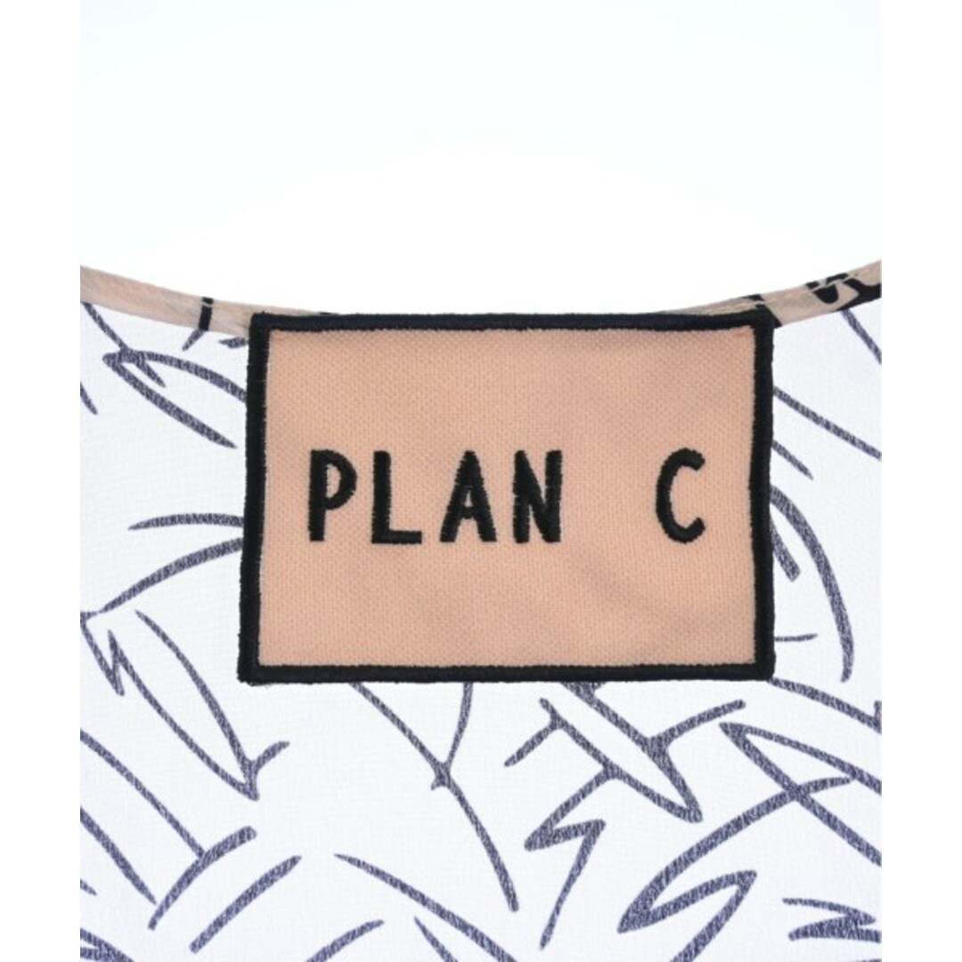 Plan C(プランシー)のPLAN C プランシー ブラウス 38(M位) ピンクx黒(総柄) 【古着】【中古】 レディースのトップス(シャツ/ブラウス(長袖/七分))の商品写真