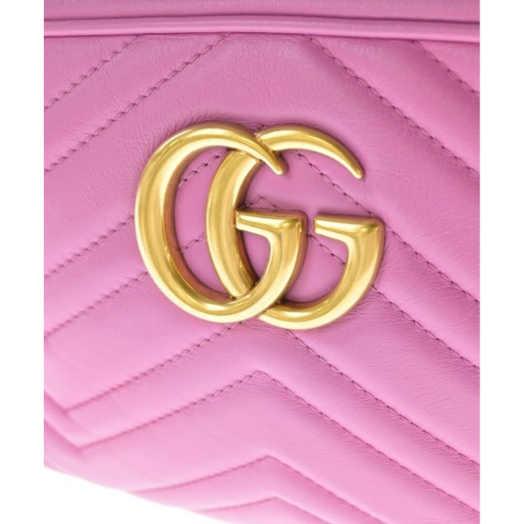 Gucci(グッチ)のGUCCI グッチ ショルダーバッグ - ピンク 【古着】【中古】 レディースのバッグ(ショルダーバッグ)の商品写真