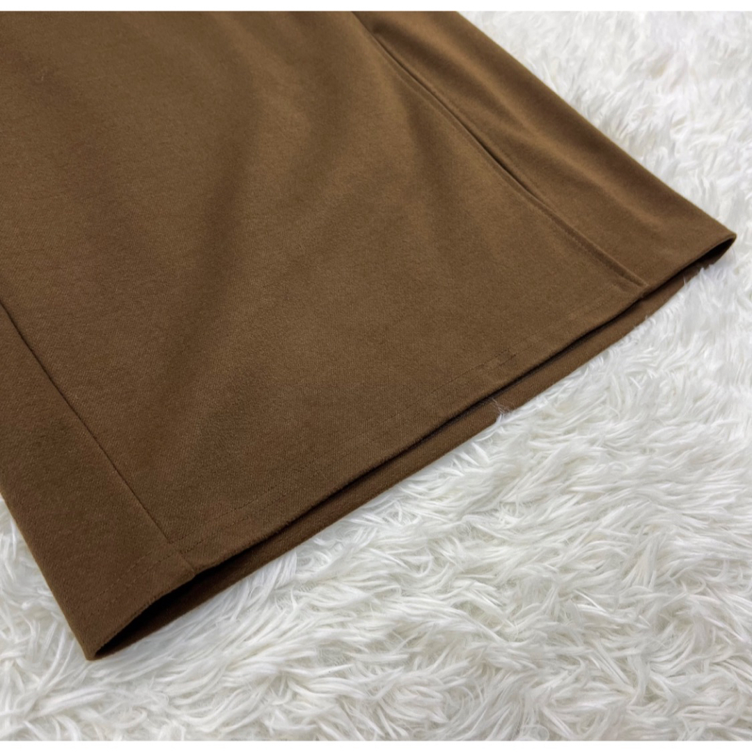 未使用✨ラウレア　Aライン　スカート　ブラウン　M 大人　綺麗め　上品　タイト レディースのスカート(ロングスカート)の商品写真