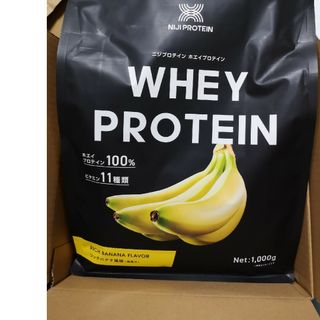 NIJI PROTEIN WHEY PROTEIN  リッチバナナ風味1000g(プロテイン)