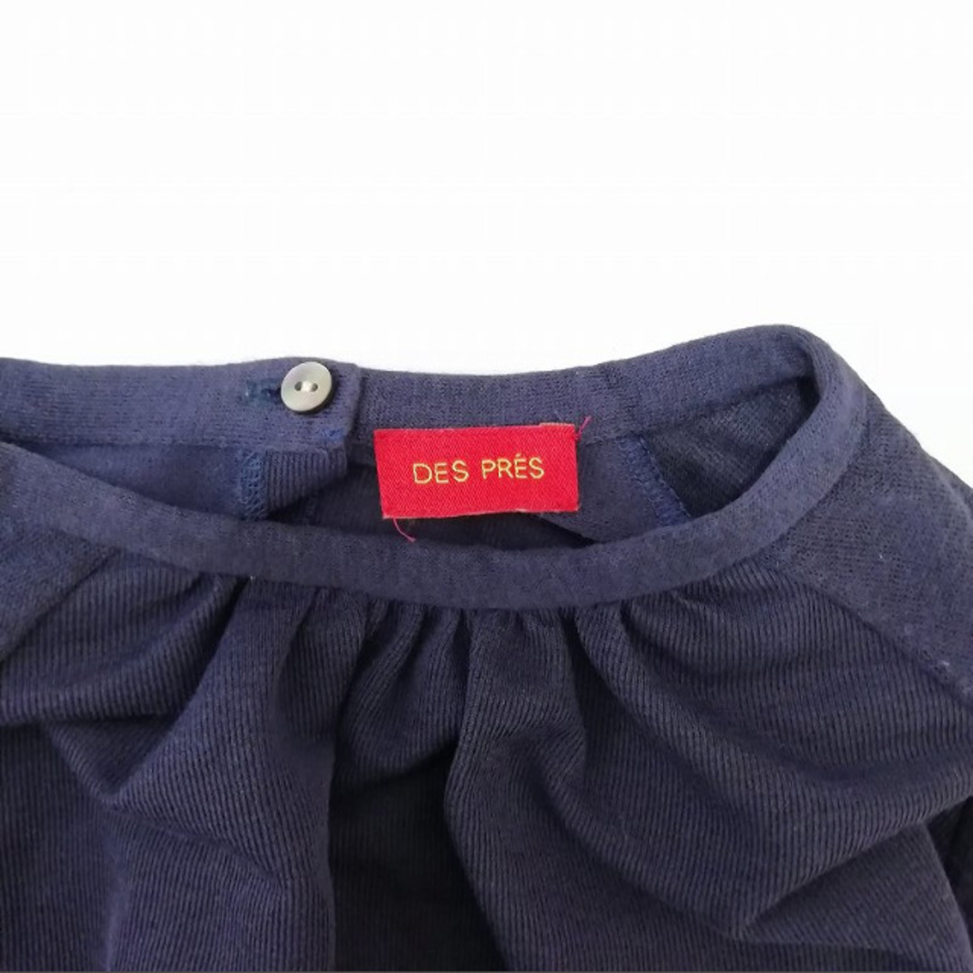 DES PRES(デプレ)のトゥモローランド 19SS ブラウス トップス ランタン袖  F 紺 ブルー レディースのトップス(シャツ/ブラウス(長袖/七分))の商品写真