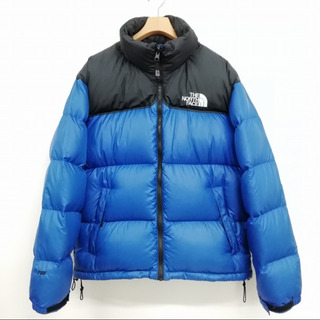 ノースフェイス(THE NORTH FACE) ブルー ダウンジャケット(メンズ)の