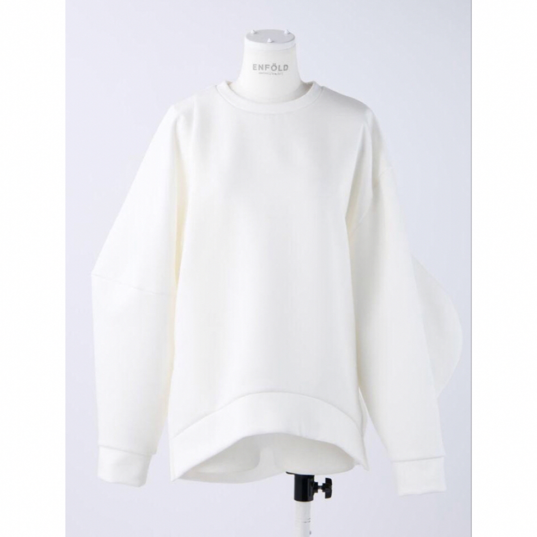 ENFOLD(エンフォルド)のenfold エンフォルドASYMMETRY-SLEEVE PULLOVER レディースのトップス(トレーナー/スウェット)の商品写真