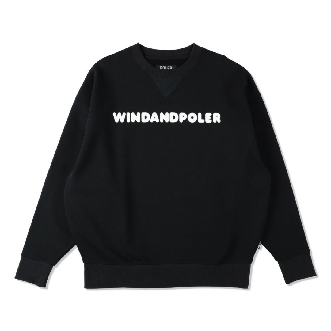 WIND AND SEA(ウィンダンシー)のPOLER X WDS CREW NECK / BLACK メンズのトップス(スウェット)の商品写真