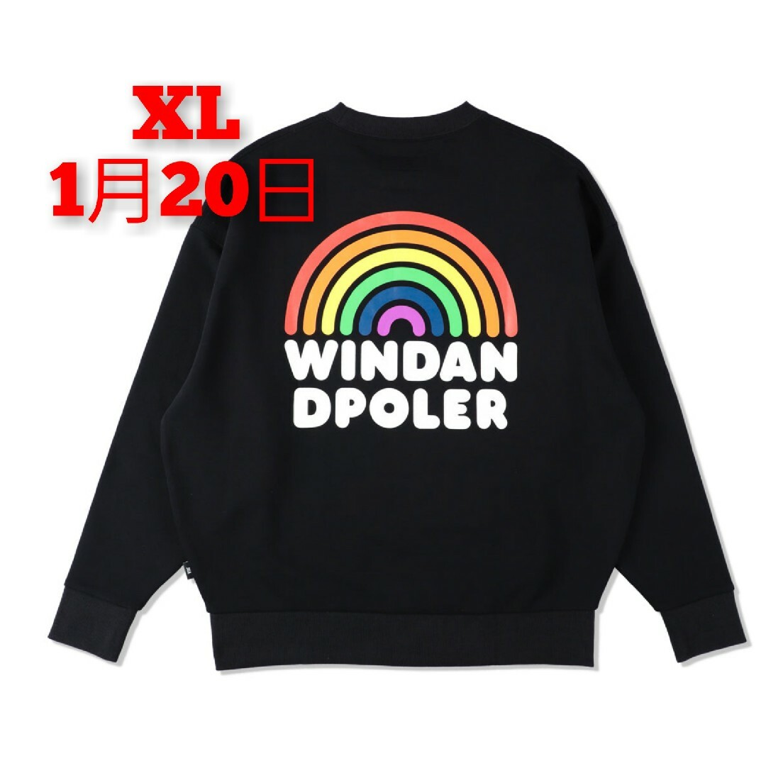 WIND AND SEA(ウィンダンシー)のPOLER X WDS CREW NECK / BLACK メンズのトップス(スウェット)の商品写真