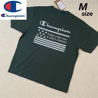 Champion - 【定価4950円】Champion バックプリント 半袖 Tシャツ 緑 Mサイズ