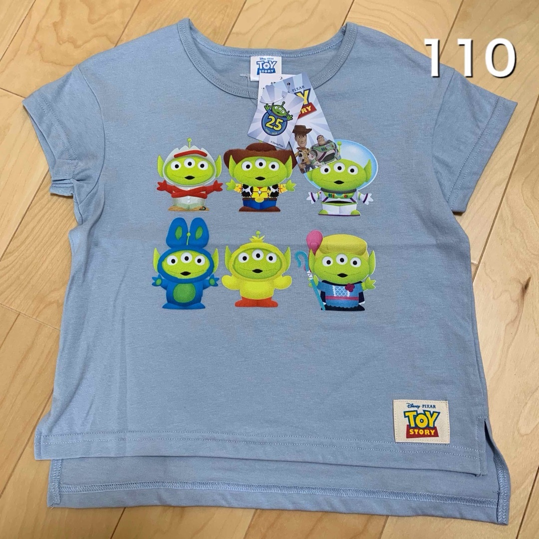 Disney(ディズニー)の新品 ディズニー トイストーリー 半袖 Tシャツ 110 2枚セット キッズ/ベビー/マタニティのキッズ服男の子用(90cm~)(Tシャツ/カットソー)の商品写真