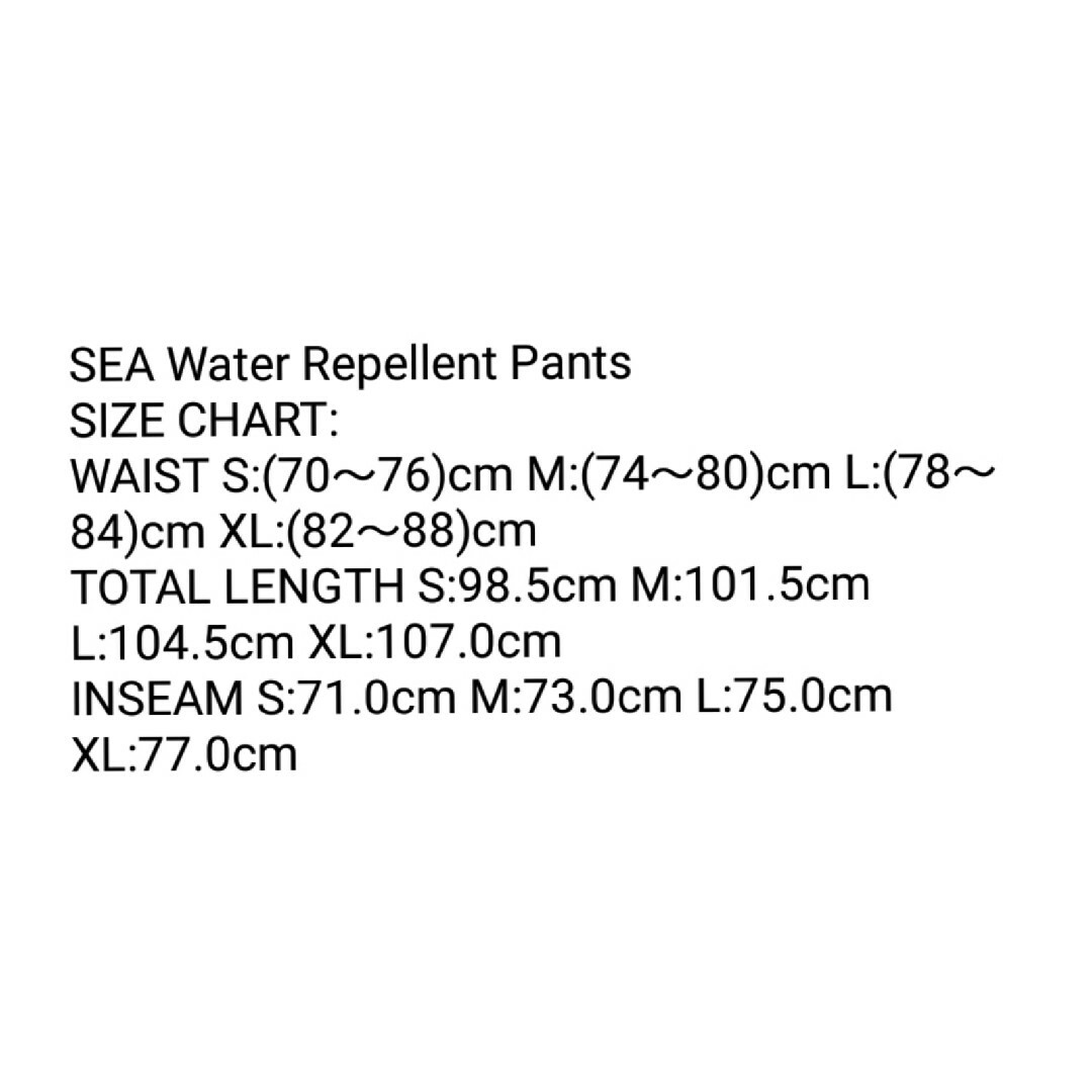 WIND AND SEA(ウィンダンシー)のSEA WATER REPELLENT PANTS メンズのパンツ(その他)の商品写真