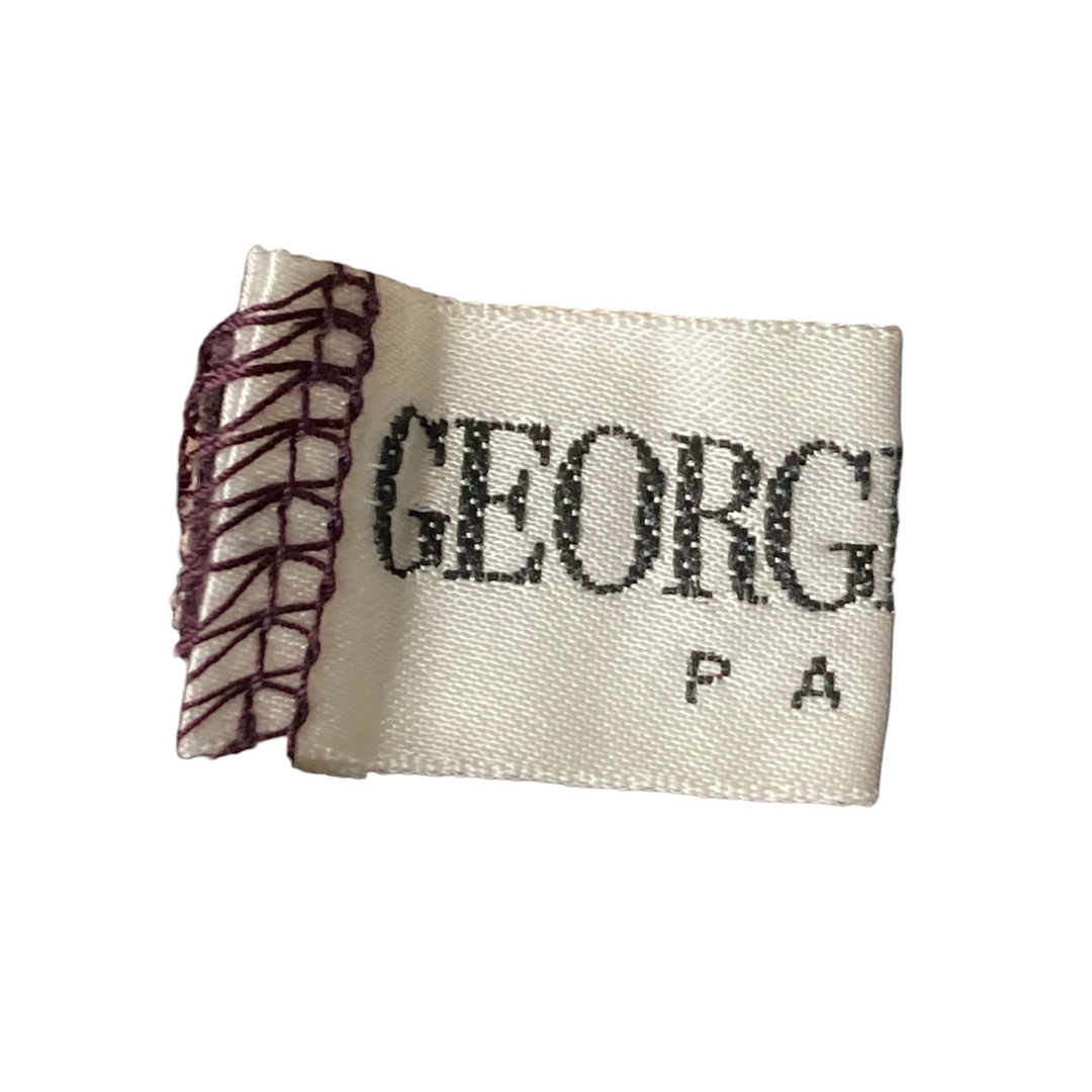 GEORGES RECH(ジョルジュレッシュ)の【美品】GEORGES RECH☆ノースリーブプリーツワンピース☆ロット柄 レディースのワンピース(ひざ丈ワンピース)の商品写真