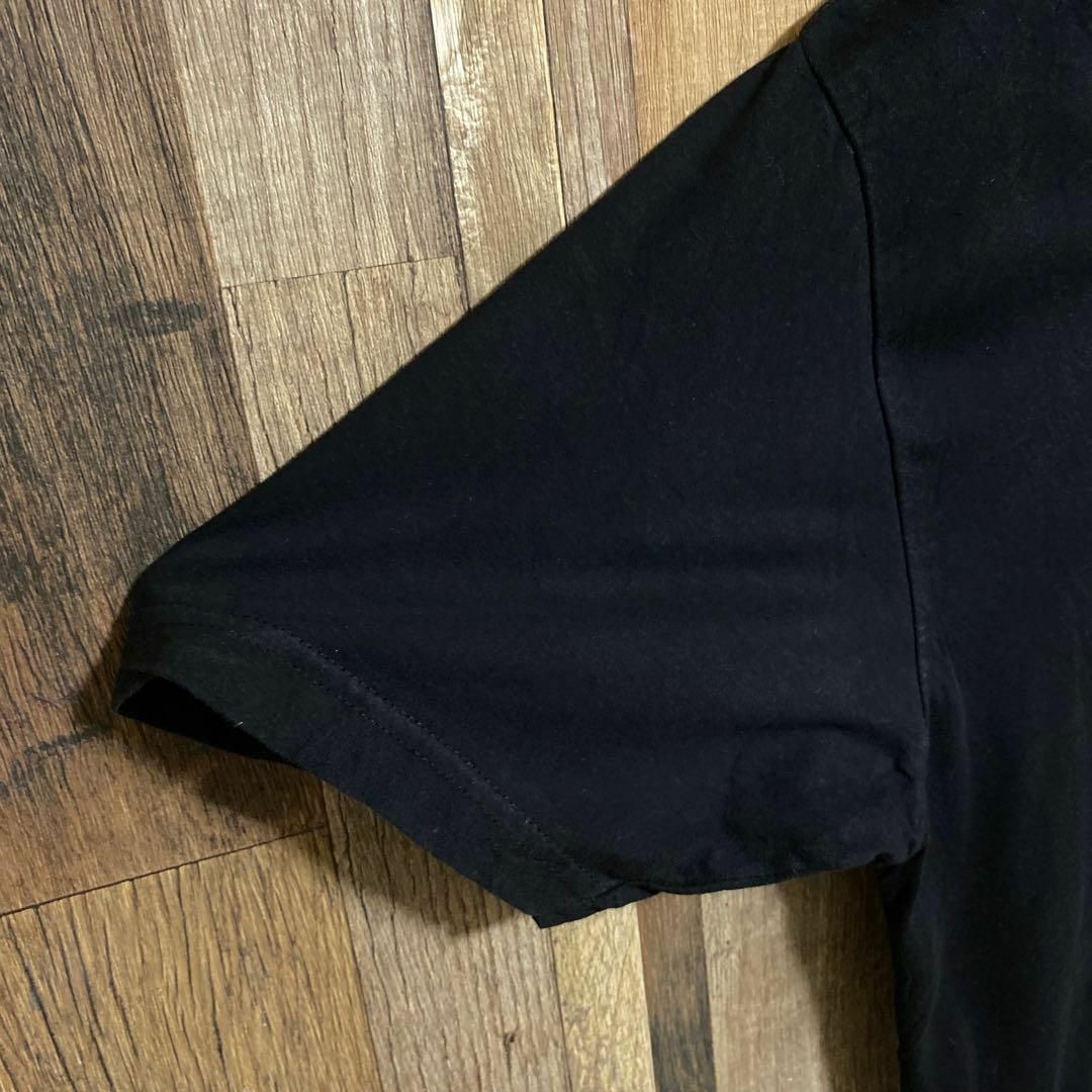 バンT バンド プリント メイドインUSA Tシャツ メンズ 古着 ブラック メンズのトップス(Tシャツ/カットソー(半袖/袖なし))の商品写真