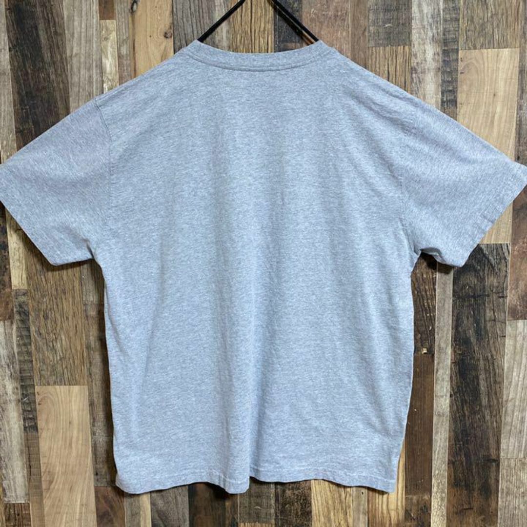 Dickies(ディッキーズ)のディッキーズ メンズ 半袖 Tシャツ 無地 グレー ビッグシルエット USA古着 メンズのトップス(Tシャツ/カットソー(半袖/袖なし))の商品写真