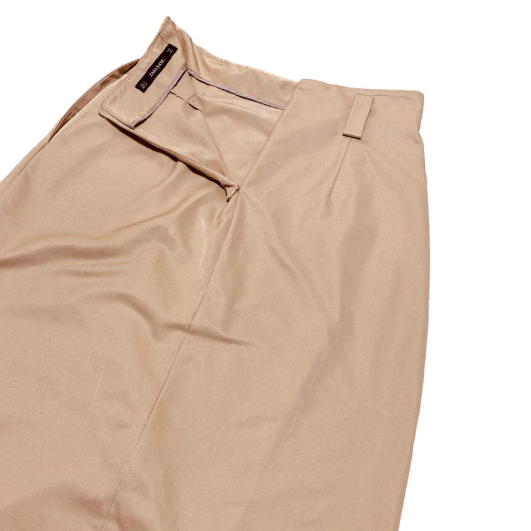 ZARA(ザラ)の【ZARA BASIC／ザラ】ラップロングスカート S 美品 ウエストリボン レディースのスカート(ロングスカート)の商品写真